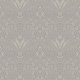 A-Street Prints 4143-34008 Mara Grey Tulip Ogee Wallpaper