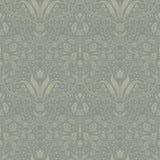 A-Street Prints 4143-34009 Mara Green Tulip Ogee Wallpaper