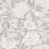 A-Street Prints 4143-34021 Bernadina Grey Rosebush Wallpaper