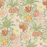 A-Street Prints 4143-34028 Cecilia Chartreuse Tulip and Daffodil Wallpaper