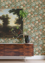 A-Street Prints 4143-34029 Cecilia Moss Tulip and Daffodil Wallpaper