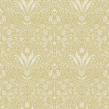 A-Street Prints 4143-34038 Mara Yellow Tulip Ogee Wallpaper