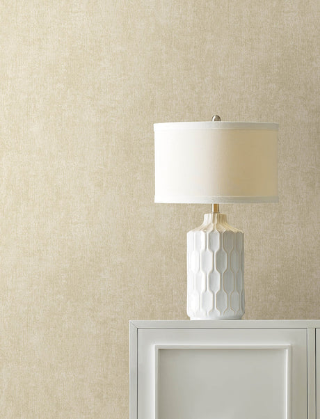 Advantage 4144-9166 Edmore Taupe Faux Suede Wallpaper