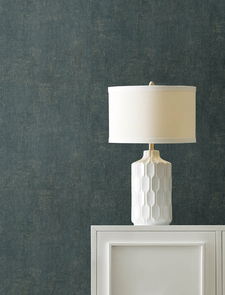 Advantage 4144-9169 Edmore Slate Faux Suede Wallpaper