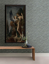 Advantage 4144-9171 Hazen Stone Striated Wallpaper