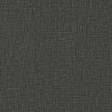 Advantage 4144-9172 Eagen Black Linen Weave Wallpaper