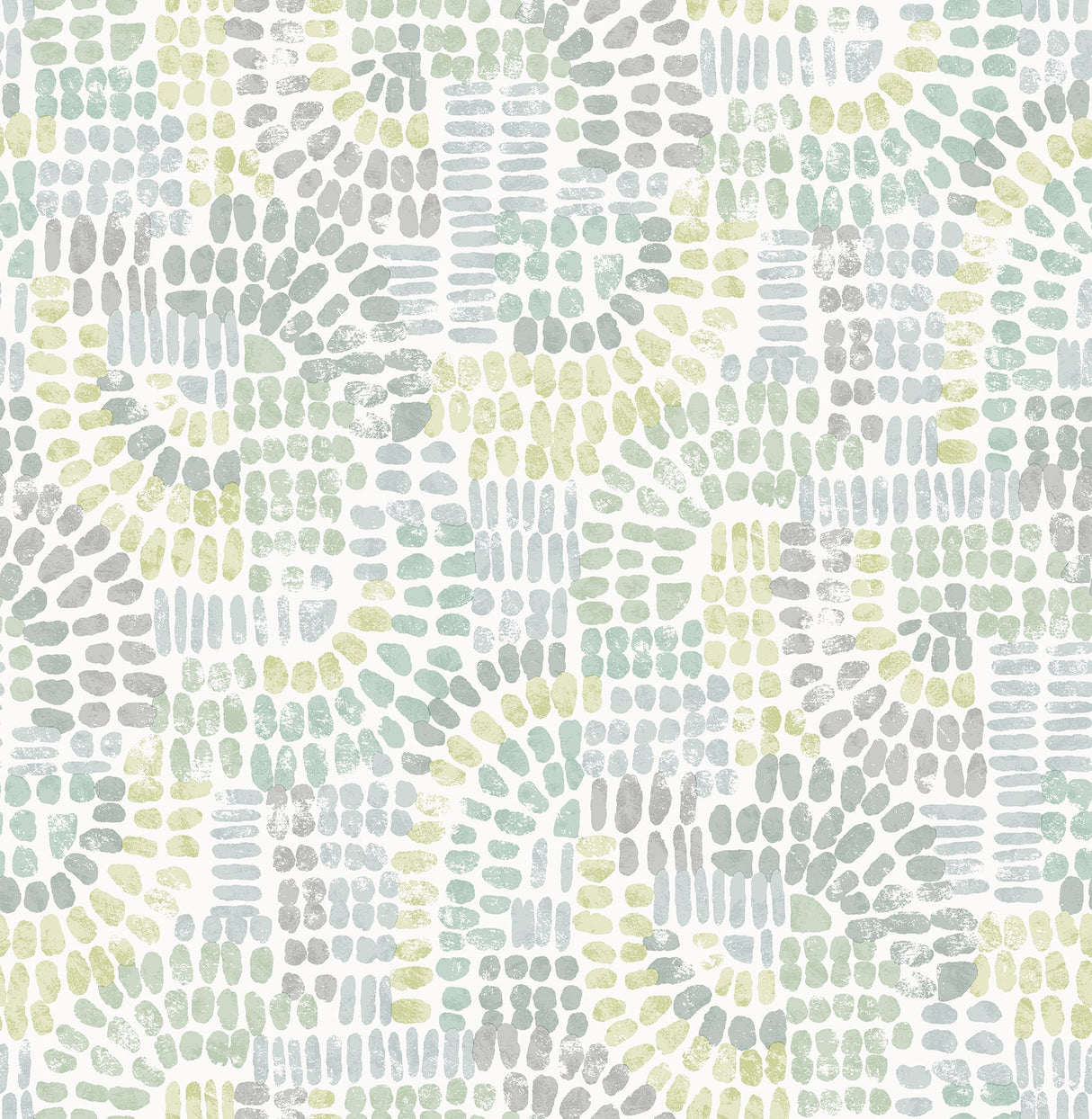 A-Street Prints 4146-27214 Wanderer Aquamarine Mosiac Wallpaper - Eade's Wallpaper