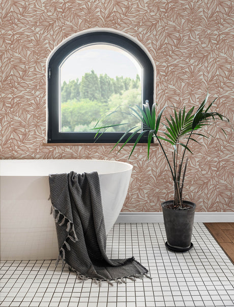 A-Street Prints 4146-27234 Rhythmic Leaf Wallpaper - Eade's Wallpaper