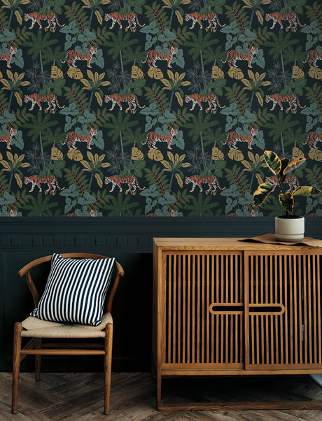 A-Street Prints 4146-27249 Caspian Jungle Prowl Wallpaper - Eade's Wallpaper