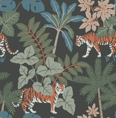 A-Street Prints 4146-27251 Caspian Jungle Prowl Wallpaper - Eade's Wallpaper