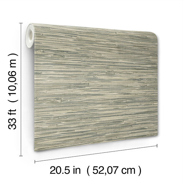 A-Street Prints 4147-27261 Exhale Moss Woven Faux Grasscloth Wallpaper - Eade's Wallpaper