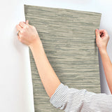 A-Street Prints 4147-27261 Exhale Moss Woven Faux Grasscloth Wallpaper - Eade's Wallpaper
