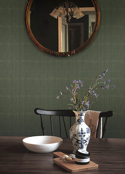 A-Street Prints 4147-27366 Somerset Evergreen Abstract Stripe Wallpaper - Eade's Wallpaper