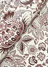 A-Street Prints 4147-27373 Blanche Plum Floral Damask Wallpaper - Eade's Wallpaper