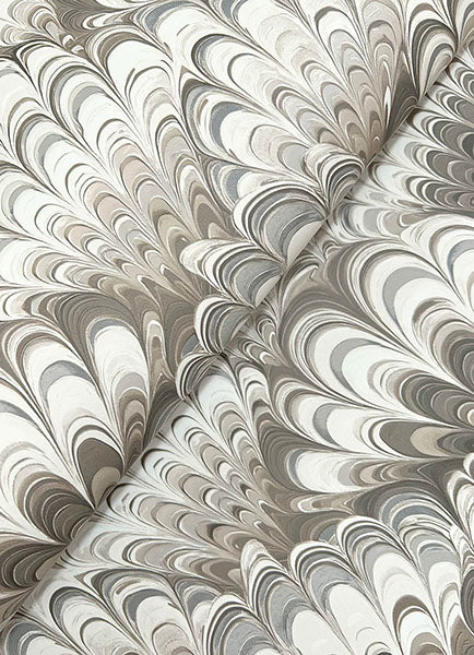 A-Street Prints 4147-27378 Octavia Neutral Marbled Ink Wallpaper - Eade's Wallpaper