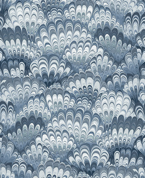 A-Street Prints 4147-27379 Octavia Blue Marbled Ink Wallpaper - Eade's Wallpaper
