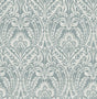 A-Street Prints 4147-27380 Berkshire Denim Damask Wallpaper - Eade's Wallpaper