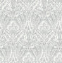A-Street Prints 4147-27381 Berkshire Grey Damask Wallpaper - Eade's Wallpaper