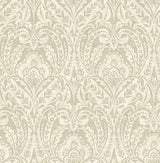 A-Street Prints 4147-27382 Berkshire Beige Damask Wallpaper - Eade's Wallpaper