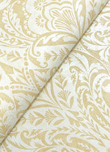 A-Street Prints 4147-27383 Berkshire Butter Damask Wallpaper - Eade's Wallpaper