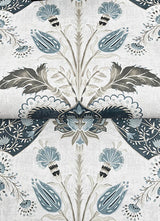 A-Street Prints 4147-27392 Auden Dark Blue Floral Grandeur Wallpaper - Eade's Wallpaper