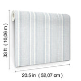 A-Street Prints 4147-27393 Ayanna Blue Striped Wallpaper - Eade's Wallpaper