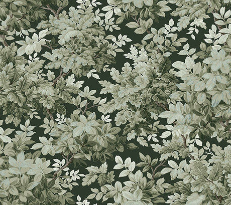 A-Street Prints 4147-80004 Greenwood Dark Green Deciduous Wallpaper - Eade's Wallpaper