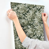 A-Street Prints 4147-80004 Greenwood Dark Green Deciduous Wallpaper - Eade's Wallpaper