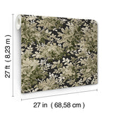 A-Street Prints 4147-80005 Greenwood Black Deciduous Wallpaper - Eade's Wallpaper