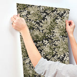 A-Street Prints 4147-80005 Greenwood Black Deciduous Wallpaper - Eade's Wallpaper