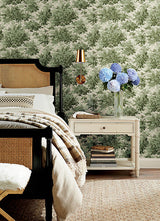 A-Street Prints 4147-80006 Greenwood Moss Deciduous Wallpaper - Eade's Wallpaper
