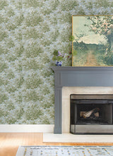 A-Street Prints 4147-80007 Greenwood Light Blue Deciduous Wallpaper - Eade's Wallpaper