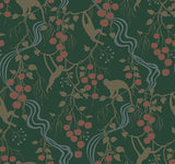 A-Street Prints 4147-80008 Linden Dark Green Jungle Canopy Wallpaper - Eade's Wallpaper