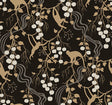 A-Street Prints 4147-80009 Linden Black Jungle Canopy Wallpaper - Eade's Wallpaper
