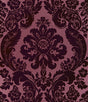 A-Street Prints 4147-87315 Shadow Merlot Flocked Damask Wallpaper - Eade's Wallpaper