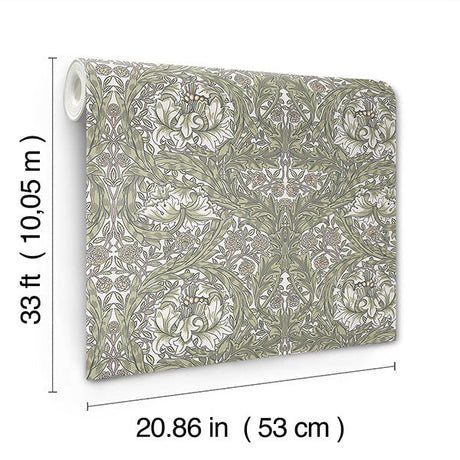 A-Street Prints 4153-82025 African Marigold Wallpaper - Eade's Wallpaper