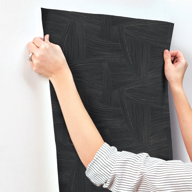 A-Street Prints 4155-27332 Reid Woven Geometric Wallpaper - Eade's Wallpaper