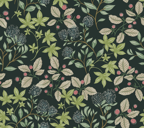 A-Street Prints 4155-72813 Mildred Botanical Trail Wallpaper - Eade's Wallpaper