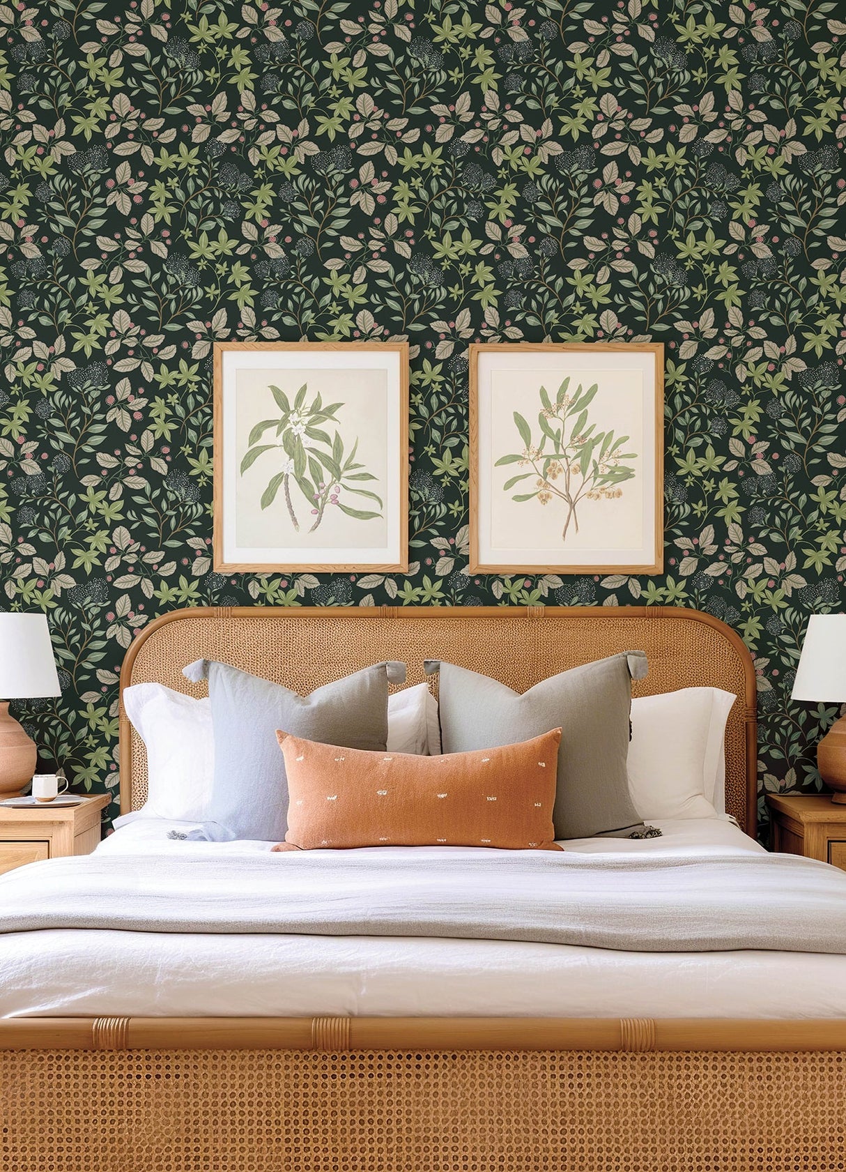 A-Street Prints 4155-72814 Mildred Botanical Trail Wallpaper - Eade's Wallpaper