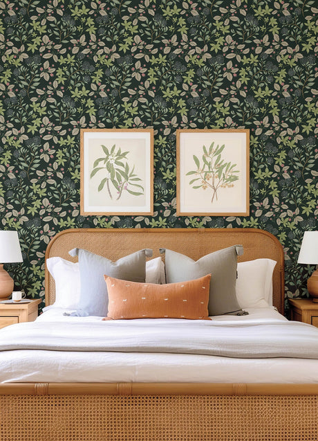 A-Street Prints 4155-72814 Mildred Botanical Trail Wallpaper - Eade's Wallpaper