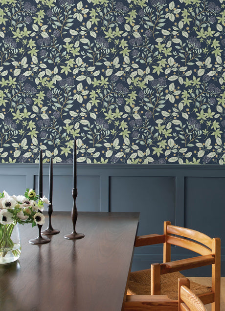 A-Street Prints 4155-72817 Mildred Botanical Trail Wallpaper - Eade's Wallpaper