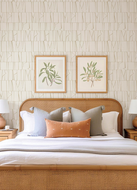 A-Street Prints 4155-72819 Huntington Geometric Stripe Wallpaper - Eade's Wallpaper
