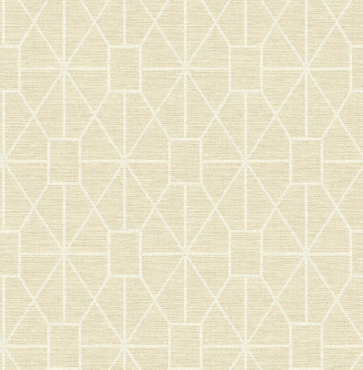 Advantage 4157-25014 Stevenson Natural Trellis Wallpaper