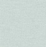 Advantage 4157-25850 Exhale Light Blue Faux Grasscloth Wallpaper