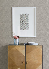 Advantage 4157-26354 Emerson Grey Linen Wallpaper