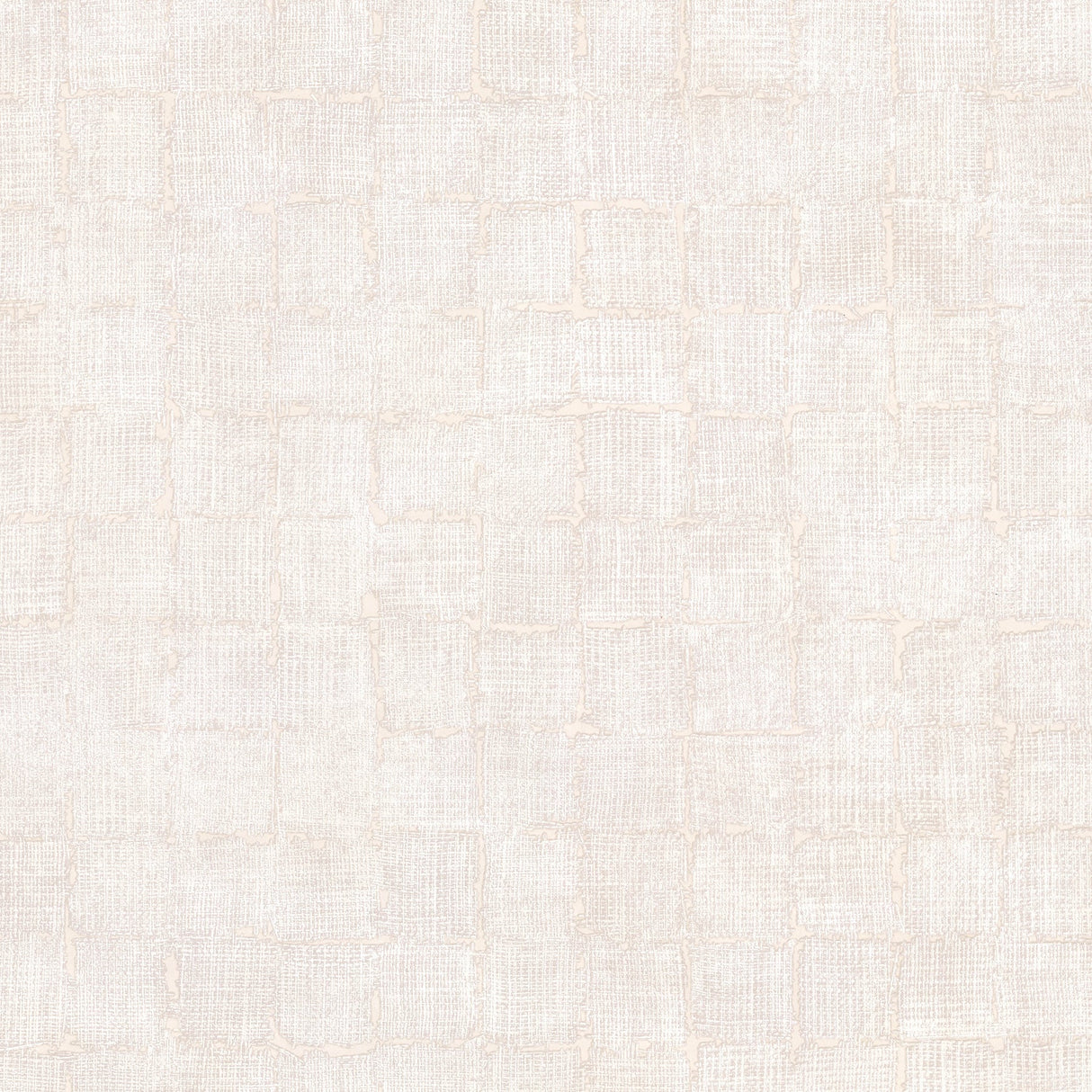 Advantage 4157-333450 Blocks Cream Checkered Wallpaper