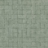 Advantage 4157-333454 Blocks Sage Checkered Wallpaper