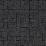 Advantage 4157-333456 Blocks Charcoal Checkered Wallpaper