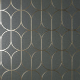 Advantage 4157-42804 Raye Charcoal Rosco Trellis Wallpaper