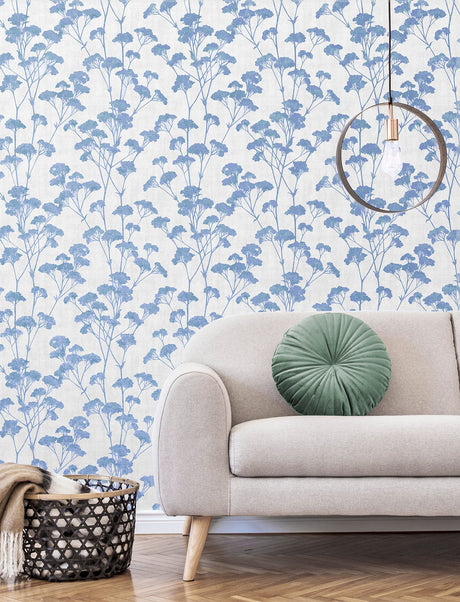 Advantage 4157-M1539 Sprig Blue Trail Wallpaper